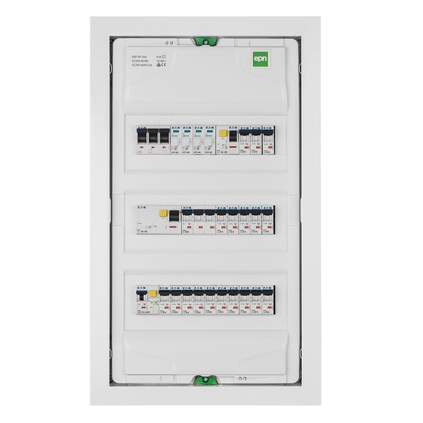 MSF 3x12 PE+N METAL DOOR FLUSH MOUNTED image 2