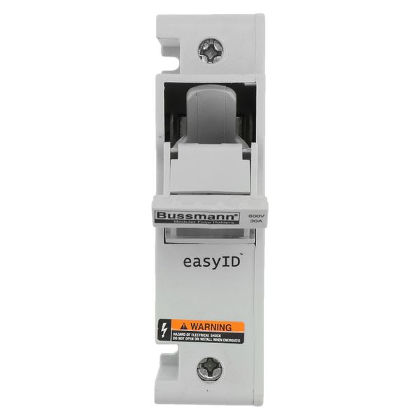 Fuse-holder, low voltage, 30 A, AC 600 V, DC 600 V, UL Class J, 33 x 72 x 117 mm, 1P, UL, CSA image 52