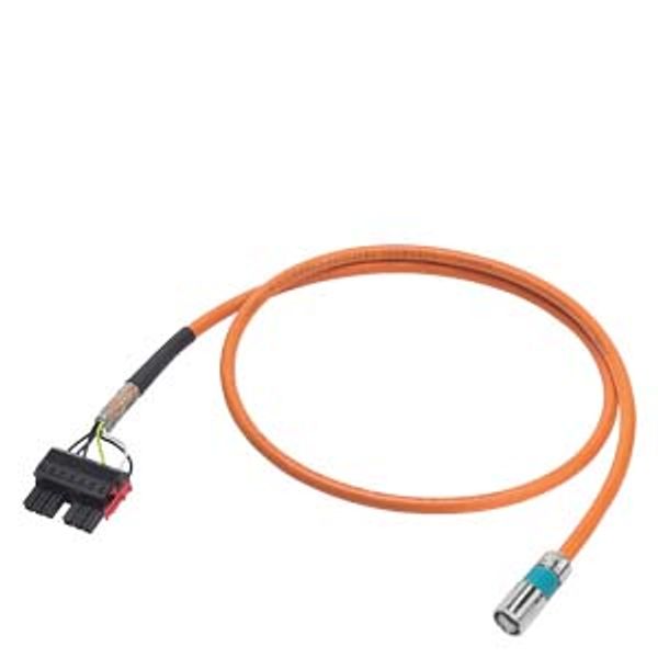 Power cable pre-assembled TYPE 6FX5002-5CN27 4X1,5C, SPEED-CONNECT SIZE 0.5 FOR 6FX5002-5CN27-1CD0 image 1