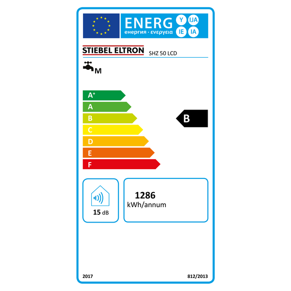 Wandboiler, SHZ 50 LCD, 50 l, 1 ton 6 kW, wit image 2