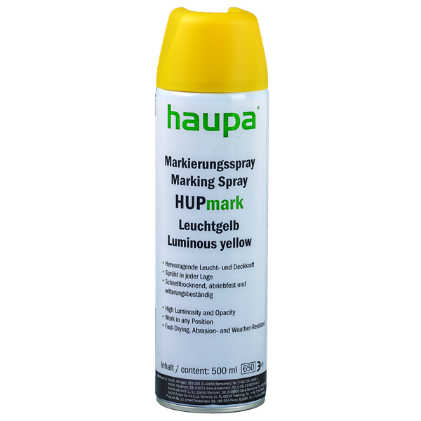 Marking spray "HUPmark" yellow Aerosol 500 ml image 2