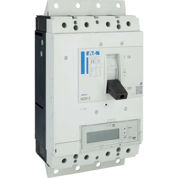 NZM3 PXR25 circuit breaker - integrated energy measurement class 1, 630A, 4p, variable, plug-in technology image 11