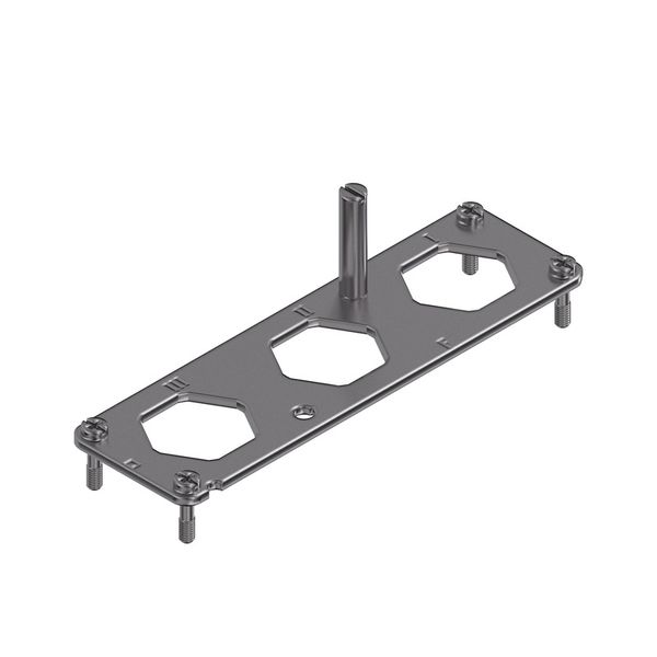 Mounting frame for industrial connector, Series: HighPower, Size: 8, N image 4