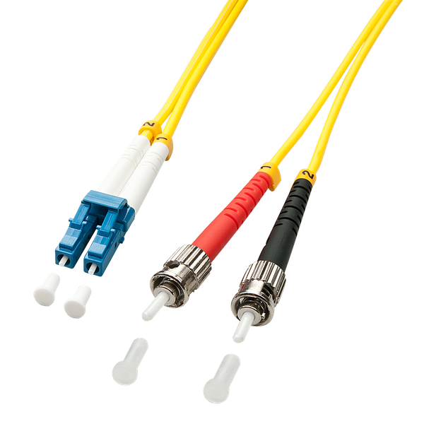 Fibre Optic Cable LC/ST, 3m 9/125µm, Singlemode image 1