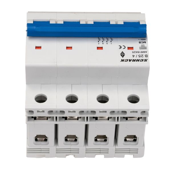 Miniature Circuit Breaker (MCB) AMPARO 6kA, B 25A, 4-pole image 4