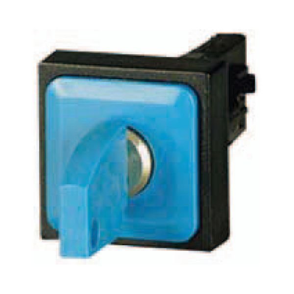 Key-operated actuator, 2 positions, blue, maintained image 2