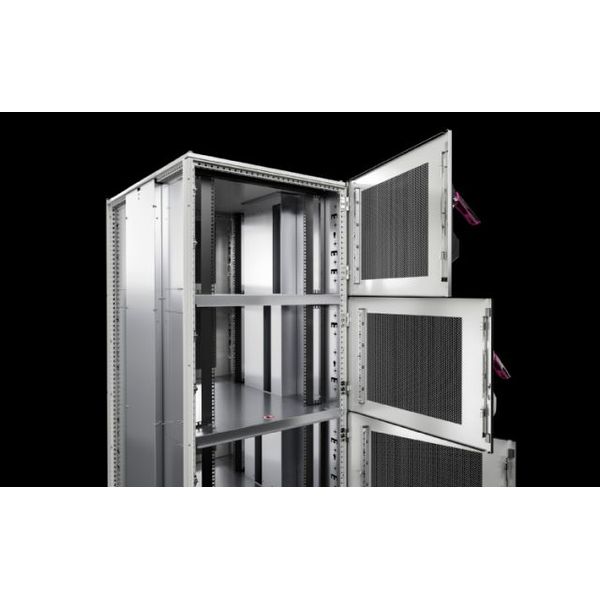 VX IT Compartment Rack, vented, 4 doors, 4 x 11 U, WHD 800x2200x1200 mm image 2