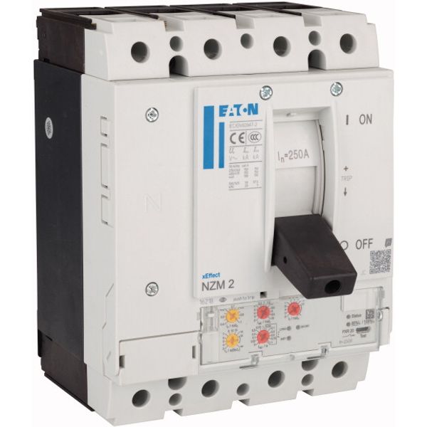 NZM2 PXR20 circuit breaker, 250A, 4p, screw terminal image 5