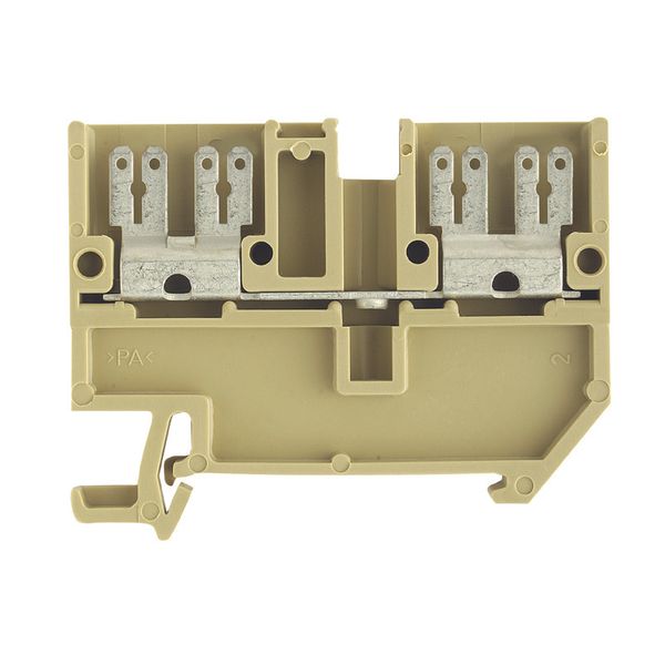 Feed-through terminal block, Flat-blade connection, 2.5 mm², 500 V, 20 image 1