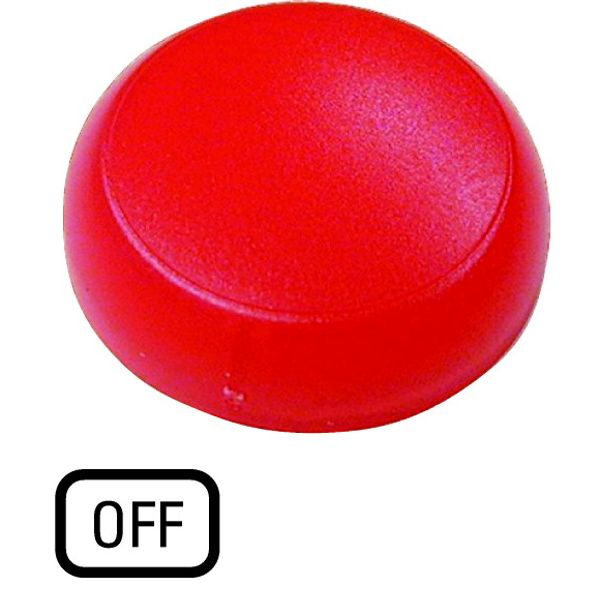 Lens, indicator light, red, flush, OFF image 2