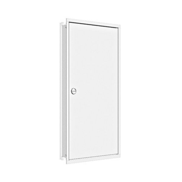 Flush-mounted frame flat + door 2-21, 3-part system, 100mm image 1