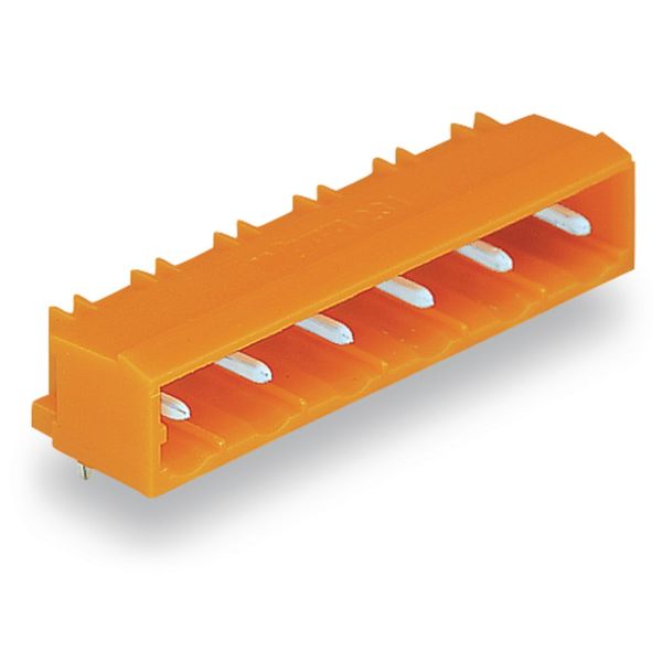 THT male header 1.0 x 1.0 mm solder pin angled orange image 3