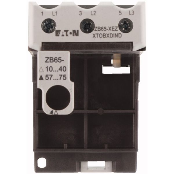 Individual mounting base, for ZB65 overload relay image 2