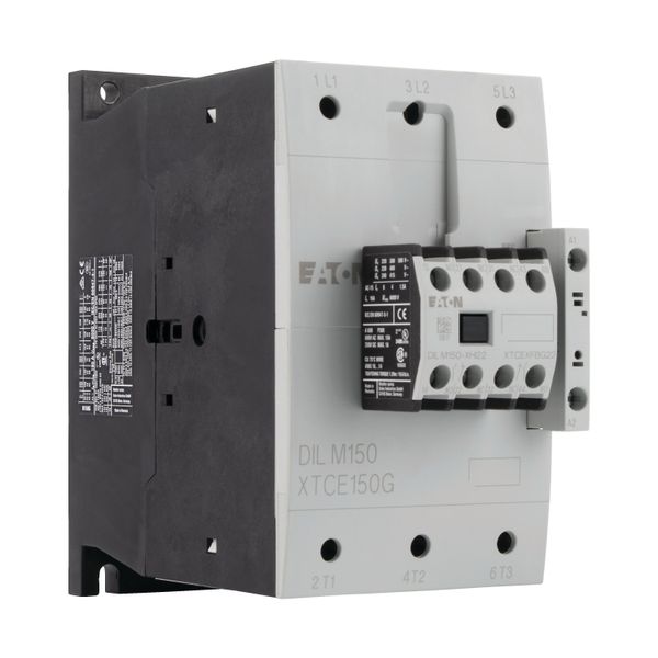 Contactor, 380 V 400 V 75 kW, 2 N/O, 2 NC, RAC 240: 190 - 240 V 50/60 Hz, AC operation, Screw terminals image 17