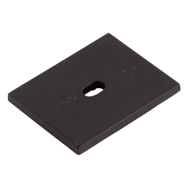 End Cap with hole for Recessed Profile 21x26mm IP65 Black image 2