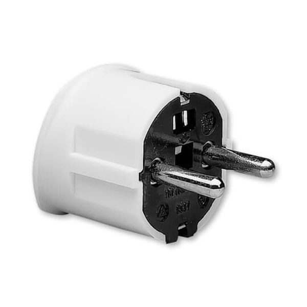 5537-2004 DP plug with dual earthing contacts, with side outlet ; 5537-2004 image 2