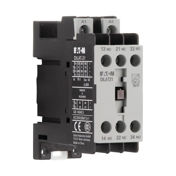 Contactor relay, 24 V 50/60 Hz, 2 N/O, 1 NC, Screw terminals, AC opera image 8