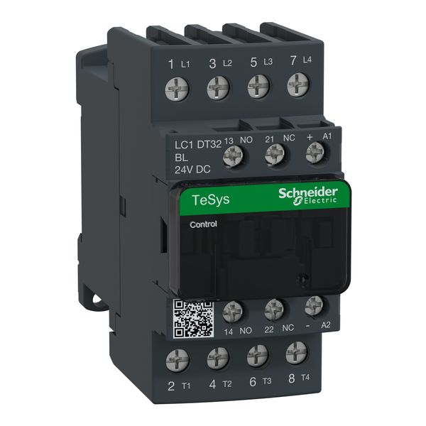 TeSys Deca contactor - 4P(4 NO) - AC-1 - = 440 V 32 A - 24 V DC low cons coil image 5