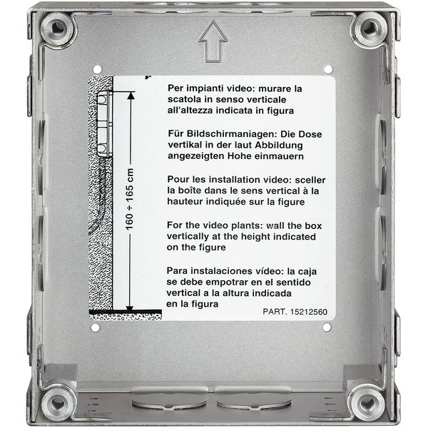 scatola da incasso antistrappo 1 modulo image 2