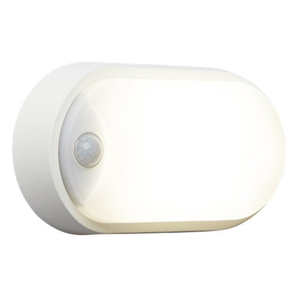 Helder CCT Oval Bulkhead White PIR image 2