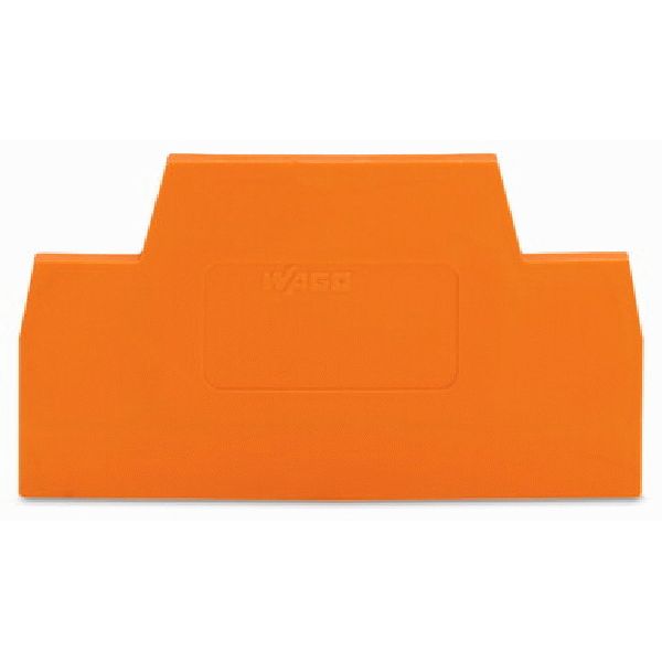 End and intermediate plate 2.5 mm thick orange image 1