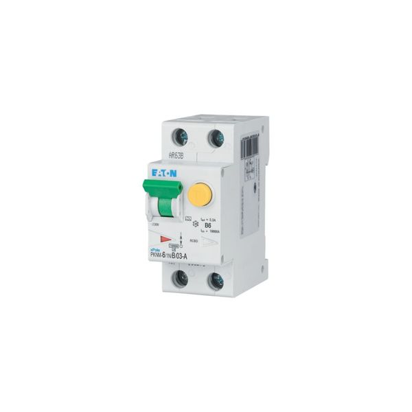 RCD/MCB combination, 6 A, 300 mA, MCB trip characteristic: B, 1p+N, RCD trip characteristic: A image 30