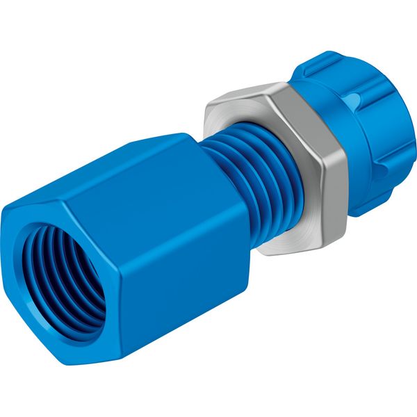 QCK-3/8-PK-9-B Bulkhead quick connector image 1