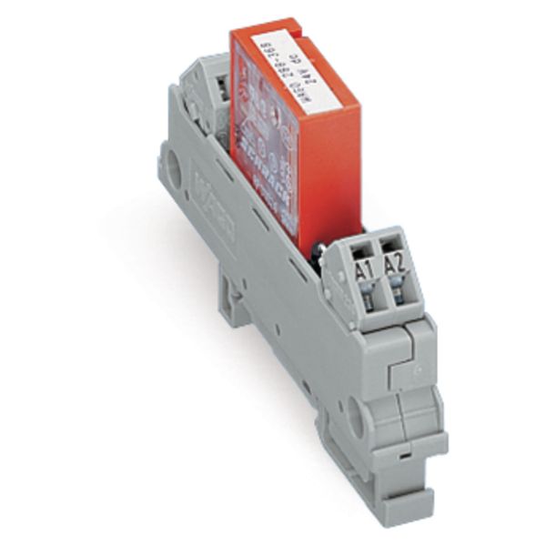 Relay module Nominal input voltage: 24 VDC 1 break contact gray image 1