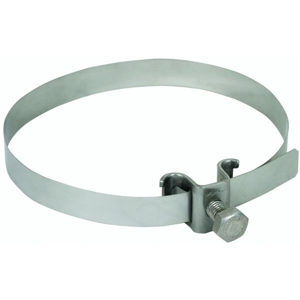 Conductor holder f. Rd 6-8mm StSt f. downpipes D 50-150mm image 1