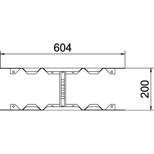 LMFV 620 FT Multifunctional connector for cable ladder 60x200 image 2