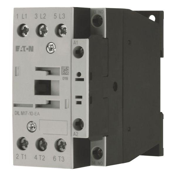 Contactor, 3 pole, 380 V 400 V 7.5 kW, 1 N/O, 230 V 50 Hz, 240 V 60 Hz, AC operation, Screw terminals image 1