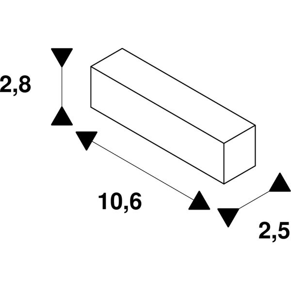 S-TRACK DALI connector, white image 2