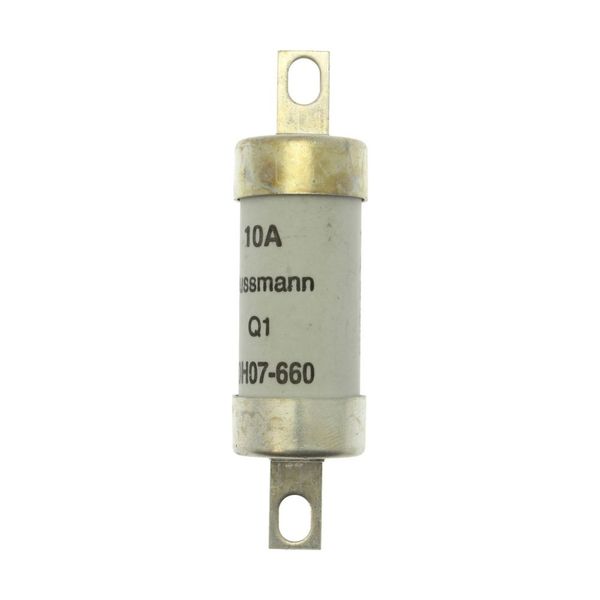 Fuse-link, LV, 10 A, AC 660 V, DC 250 V, BS88/A2, 22 x 82 mm, gL/gG, BS image 2