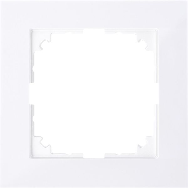 M-Pure frame, 1-gang, active white image 4