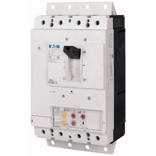 Circuit-breaker, 4 p, 630A, 400A in 4th pole, plug-in module image 1