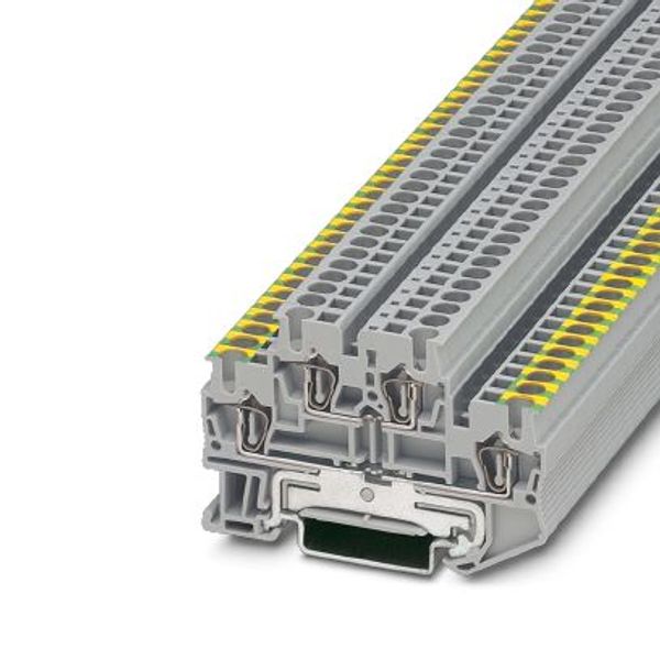 STTB 2,5-PE/L - Protective conductor double-level terminal block image 2