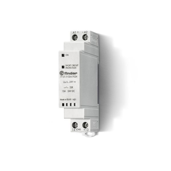 Modular SSR.17,5mm.1NO output 15A/24VDC/input 24VDC (77.01.9.024.9024) image 3