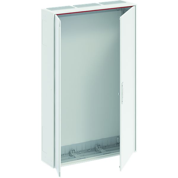 B38 ComfortLine B Wall-mounting cabinet, Surface mounted/recessed mounted/partially recessed mounted, 288 SU, Grounded (Class I), IP44, Field Width: 3, Rows: 8, 1250 mm x 800 mm x 215 mm image 1