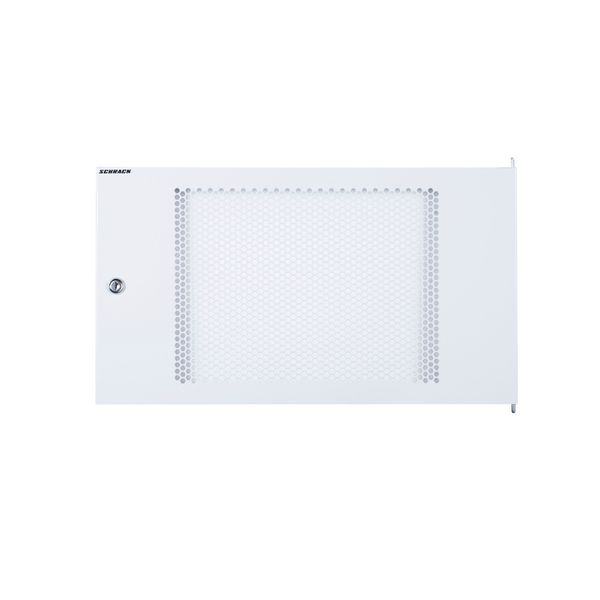 Metal door perforated for wallmounting S-RACK  7U, W=600 image 1