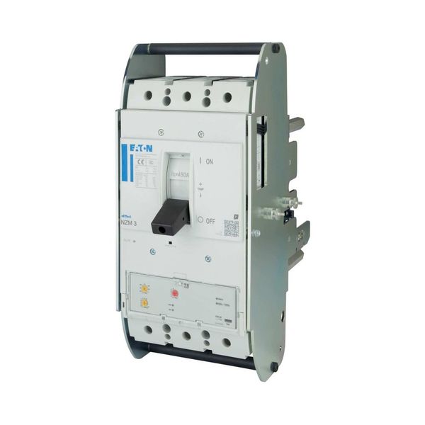 NZM3 PXR20 circuit breaker, 450A, 3p, withdrawable unit image 9