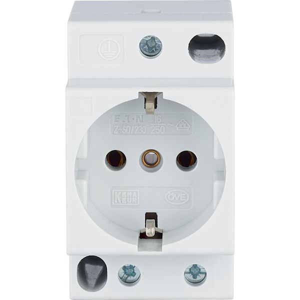 Schuko socket, 10/16A, 250V AC image 6