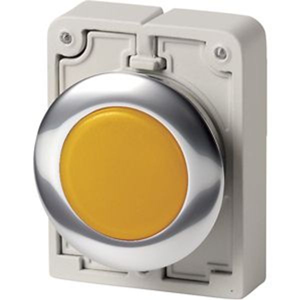 Indicator light, RMQ-Titan, Flat, yellow, Metal bezel image 8