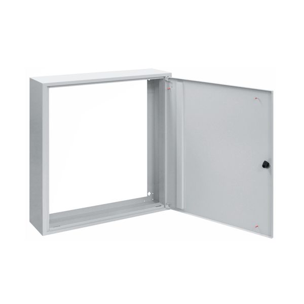 Wall-mounted frame 2A-12 with door, H=640 W=590 D=180 mm image 1