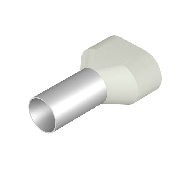 Wire end ferrule, Twin wire-end ferrule, 16 mm², Stripping length: 20  image 1