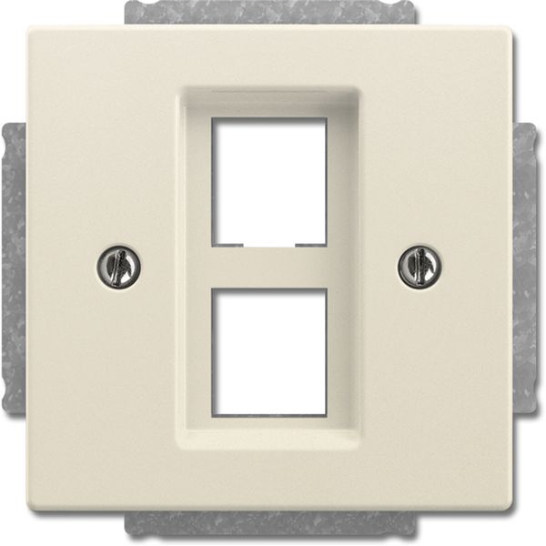 2561-02-82 CoverPlates (partly incl. Insert) future®, solo®; carat®; Busch-dynasty® ivory white image 1