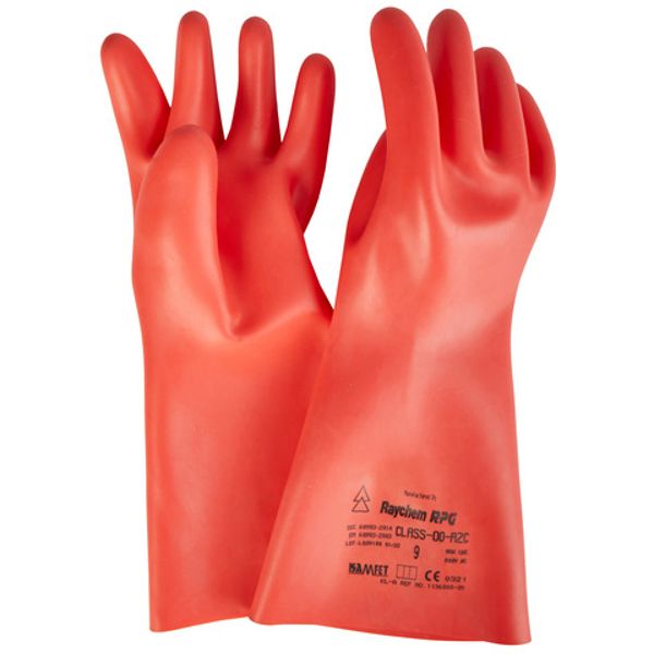 Insulating gloves cl.00 cat. AZC for live working -500V, size 9 image 1
