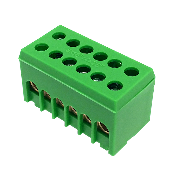 PE6H-2 green 2p 6x16mm² IP20 Earthing terminal image 2