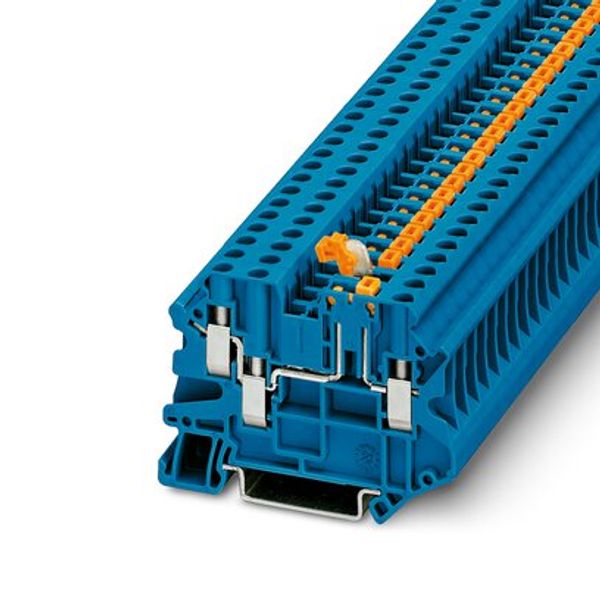 UT 4-TWIN-MT BU - Knife-disconnect terminal block image 3