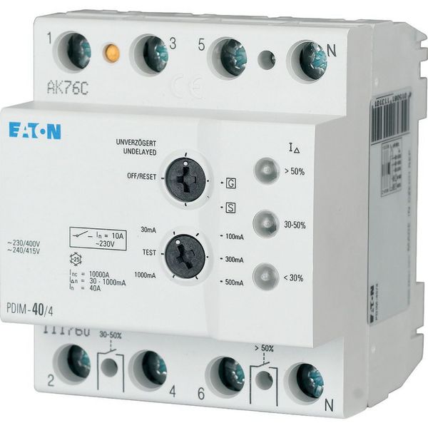 Residual current circuit-breaker, 40A, 4p, 0mA, AC-Char image 4