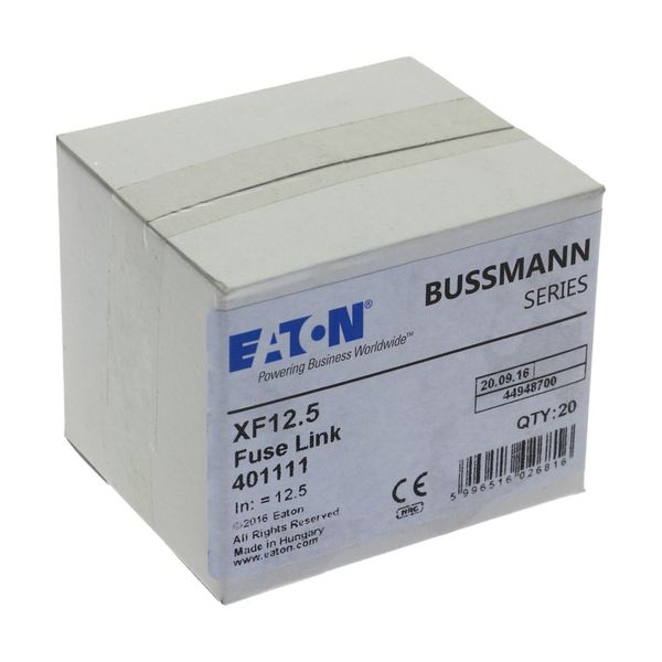 Time fuse-link, LV, 12.5 A, 15 x 58 mm, ESI 12-6 image 12